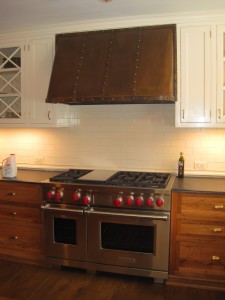 Custom Bronze Hood Kitchen