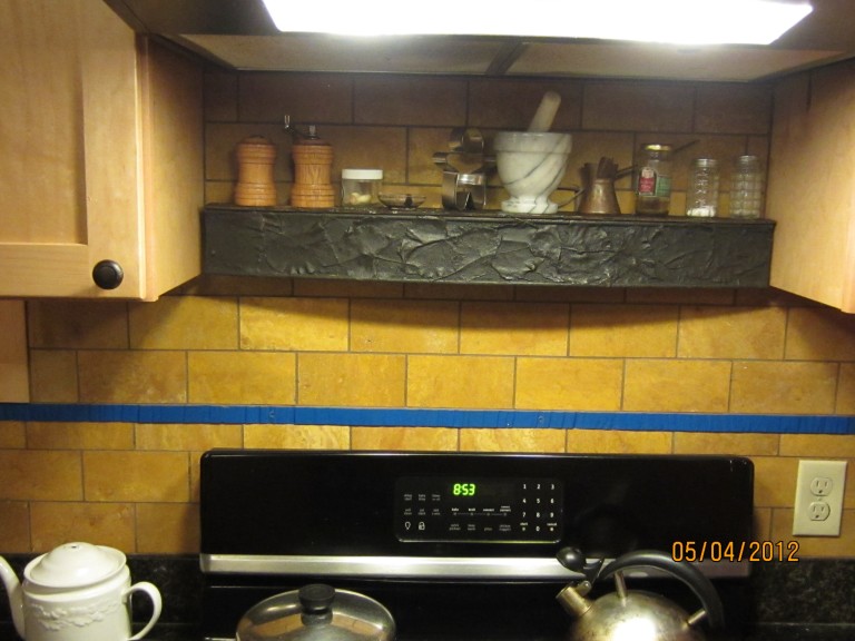 Custom Metal Shelf